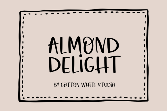 Almond Delight: A Font That Feels Like a Gentle Conversation