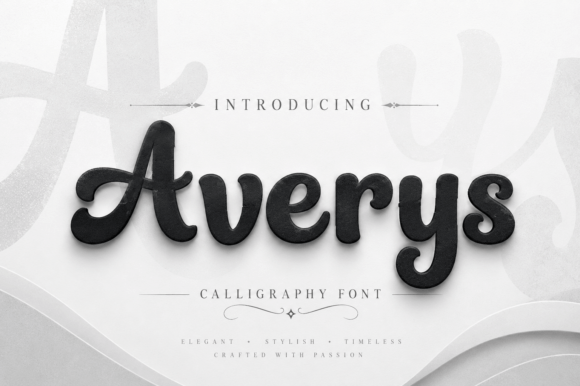 Averys: A Beautiful Display Font for Digital Designers