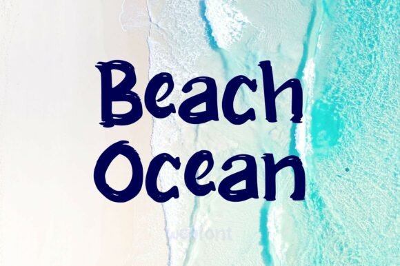 Beach Ocean: A Coastal Script Font for Modern Web Design