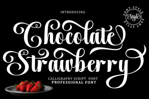 Chocolate Strawberry: A Sweet Script for Your Brand