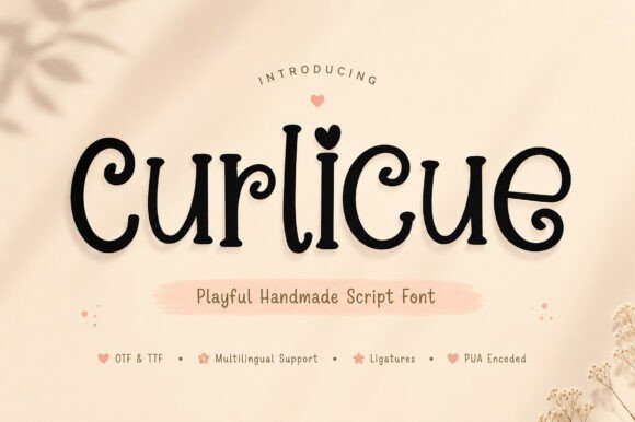 Curlicue: A Charming Script Font for Creative Projects