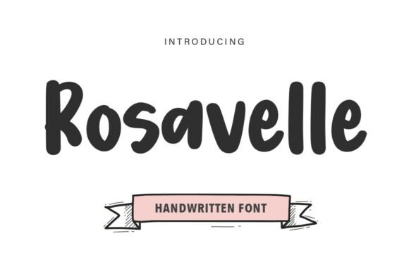Discover Rosavelle: A Friendly and Bold Typeface for Your Next Project