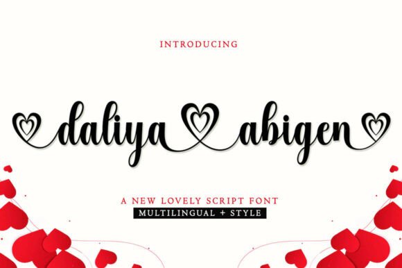 Elevate Your Web Design with Daliya Abigen Font