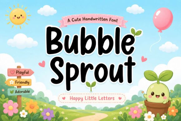 Enhance Your Brand with Bubble Sprout Font