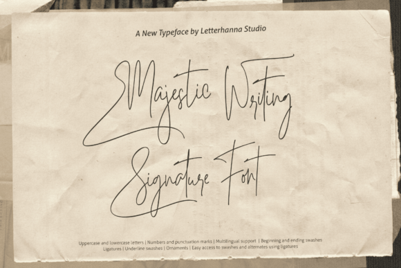 Enhance Your Campaigns with Majestic Writing Font