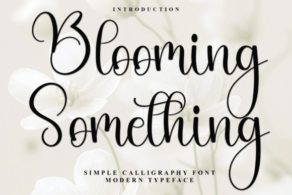 Enhance Your Web Design with Blooming Something Font