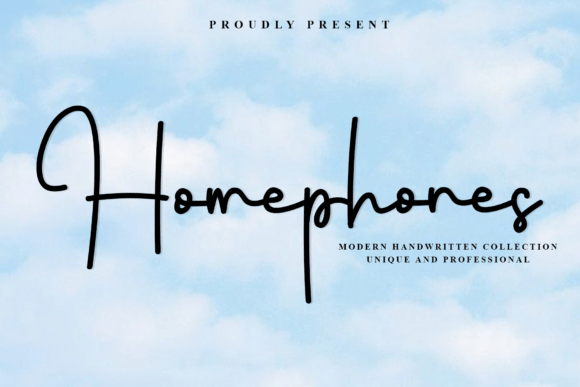 Homephones: A Sophisticated Script Font for Elegant Branding