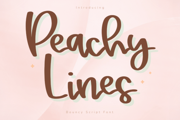 How the Peachy Lines Font Can Upgrade Your Brand's Personality