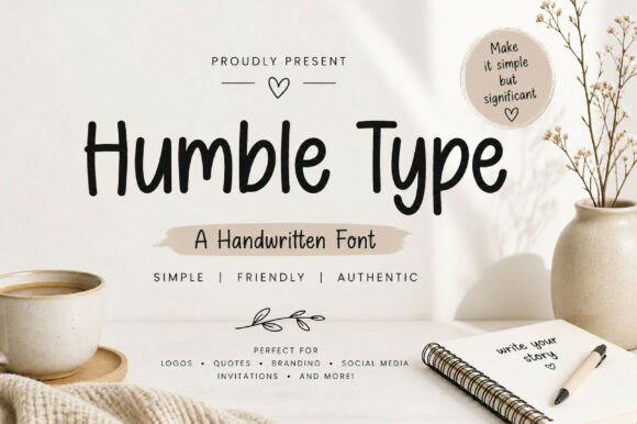 Humble Type: A Versatile Font for Crafters and Creators