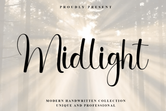 Midlight: Elevate Your Campaign with a Sophisticated Script Font