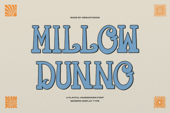 Millow Dunno: The Creative Font for Warm, Handmade Designs