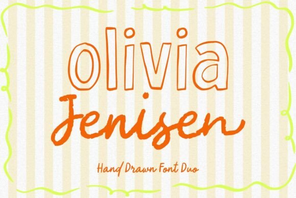 Olivia Jenisen: A Versatile Font Duo for Creative Web Design