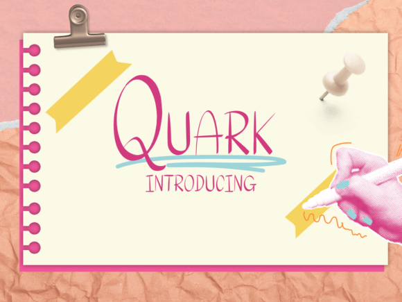 Quark: A Distinctive Editorial Font for Modern Publishing