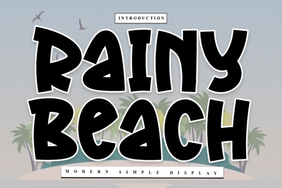 Rainy Beach: A Font That Adds Elegance to Your Brand Story
