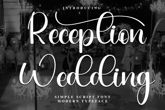Reception Wedding: A Festive Font for Web Design