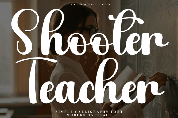 Shooter Teacher: A Festive Typeface for Web Design