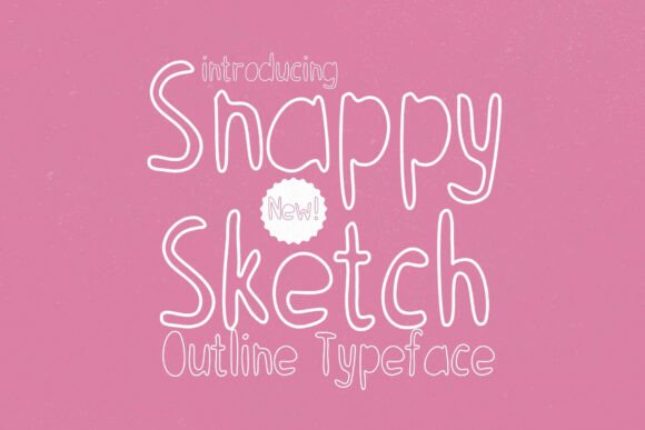 Snappy Sketch: A Creative Font for Marketing Attention