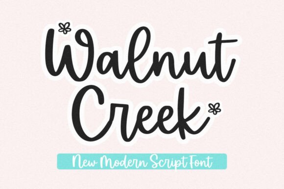 Walnut Creek: A Font for Chic and Romantic Editorial Design