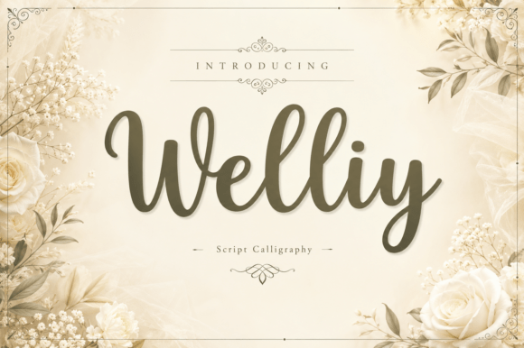 Welliy: A Script Font for Crafting Expressive Brands