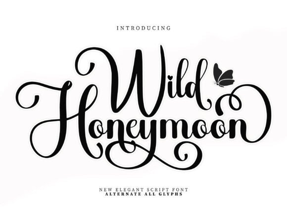 Wild Honeymoon: A Script Font with Flair